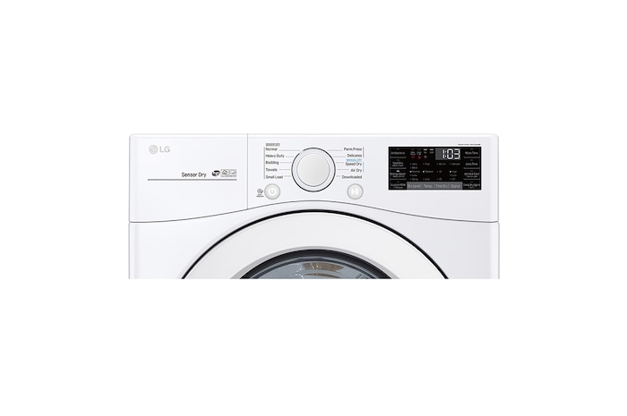 LG 7.4 cu. ft. Ultra Large Capacity Smart Wi-Fi Enabled Electric Dryer, DLE3090W