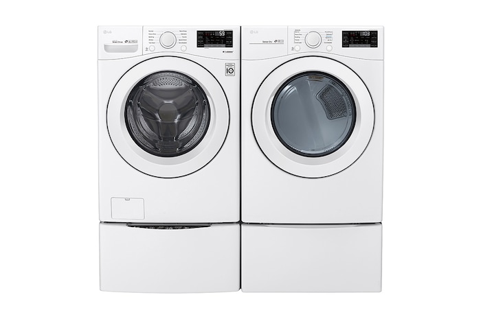 LG 7.4 cu. ft. Ultra Large Capacity Smart Wi-Fi Enabled Electric Dryer, DLE3090W