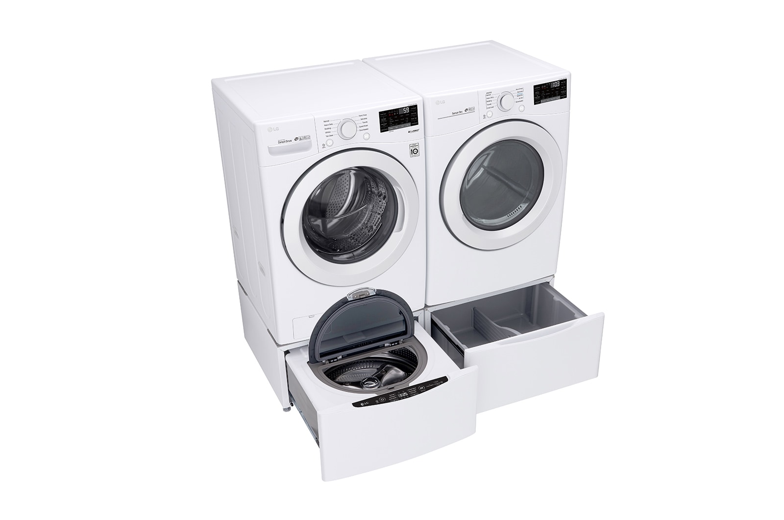 LG 7.4 cu. ft. Ultra Large Capacity Smart Wi-Fi Enabled Electric Dryer, DLE3090W