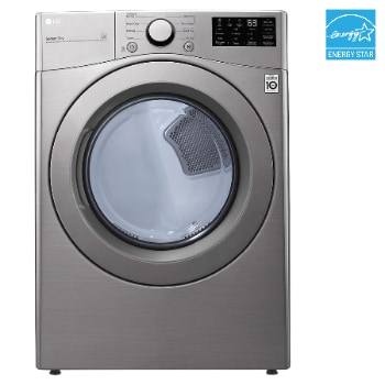 Front view of 7.4 cu. ft. Ultra Large Capacity Electric Dryer DLE3400V