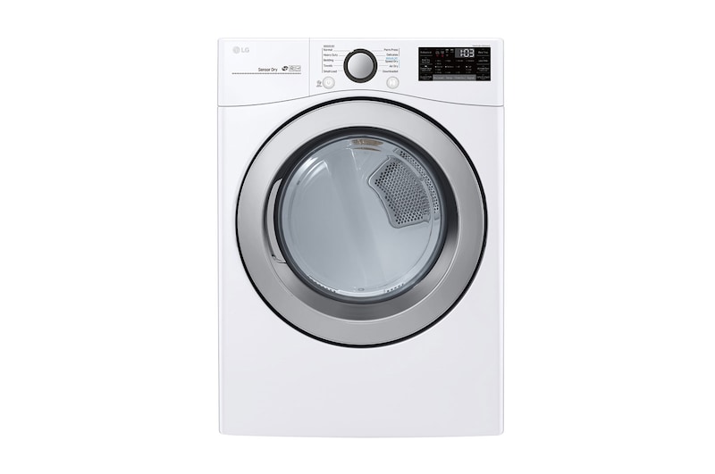 LG 7.4 cu. ft. Ultra Large Capacity Smart Wi-Fi Enabled Electric Dryer, DLE3500W