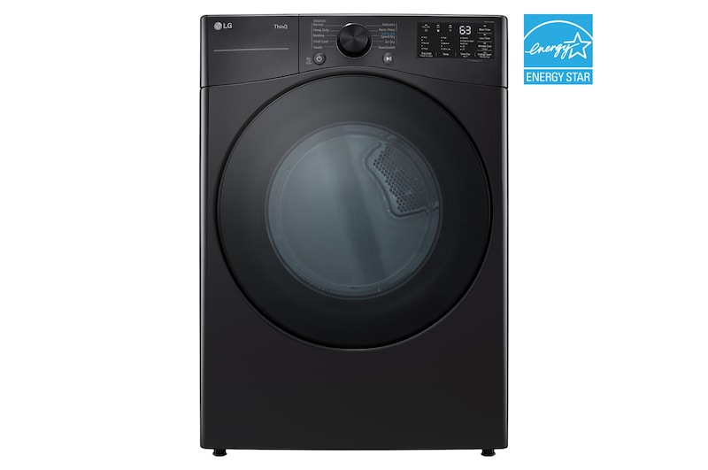 Front view of 7.4 cu.ft. Electric Dryer with Sensor Dry, WiFi, SmartDiagnosis™ DLE3580X