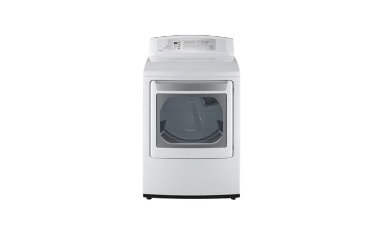 Front view of 7.1 cu. ft. Large Capacity Electric Dryer with LED Display and Rear Controls DLE4801W