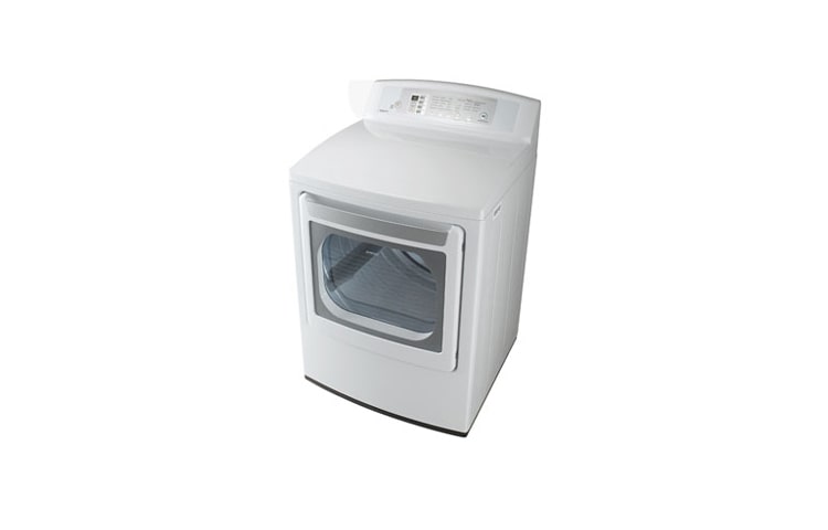 LG 7.1 cu. ft. Large Capacity Electric Dryer with LED Display and Rear Controls, DLE4801W