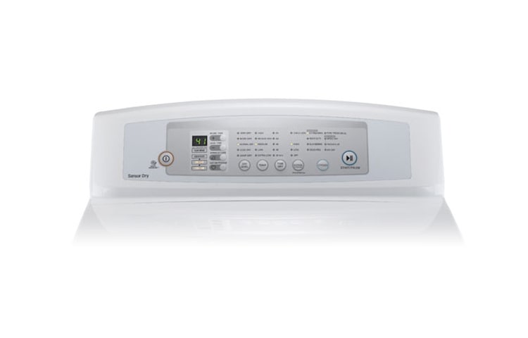 LG 7.1 cu. ft. Large Capacity Electric Dryer with LED Display and Rear Controls, DLE4801W