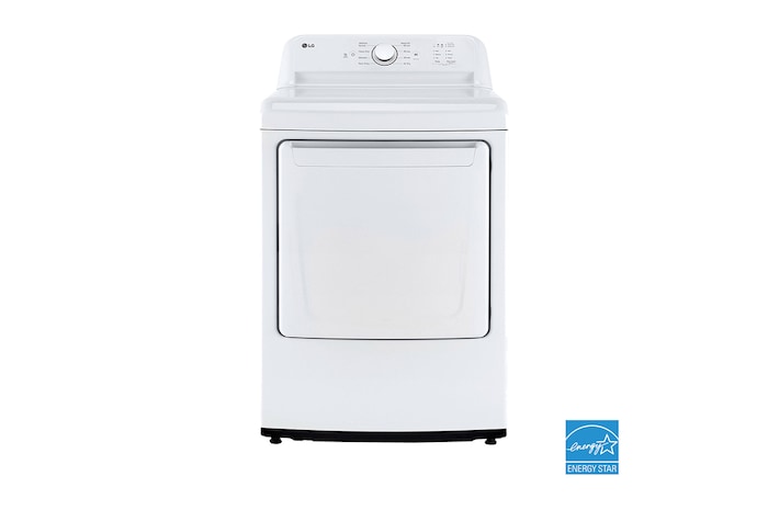 Front view of LG 7.3 cu.ft. Ultra Large Capacity ENERGY STAR Dryer