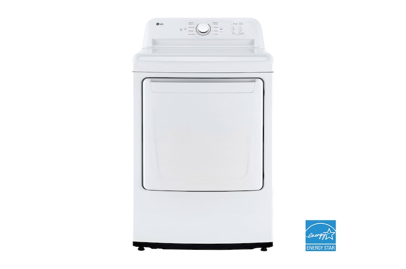 Front view of LG 7.3 cu.ft. Ultra Large Capacity ENERGY STAR Dryer