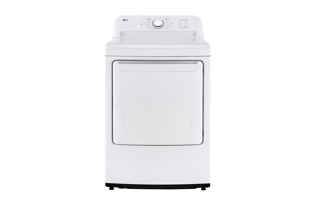 LG 7.3 cu. ft. Ultra Large Capacity Rear Control Electric ENERGY STAR<sup>®</sup> Dryer with Sensor Dry, DLE6100W