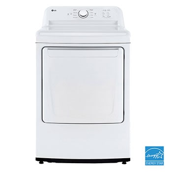 Front view of LG 7.3 cu.ft. Ultra Large Capacity ENERGY STAR Dryer