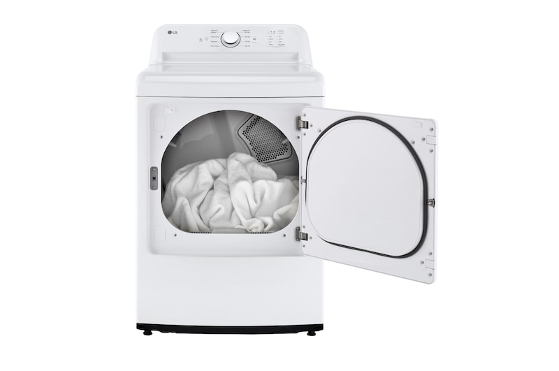 LG 7.3 cu. ft. Ultra Large Capacity Rear Control Electric ENERGY STAR<sup>®</sup> Dryer with Sensor Dry, DLE6100W