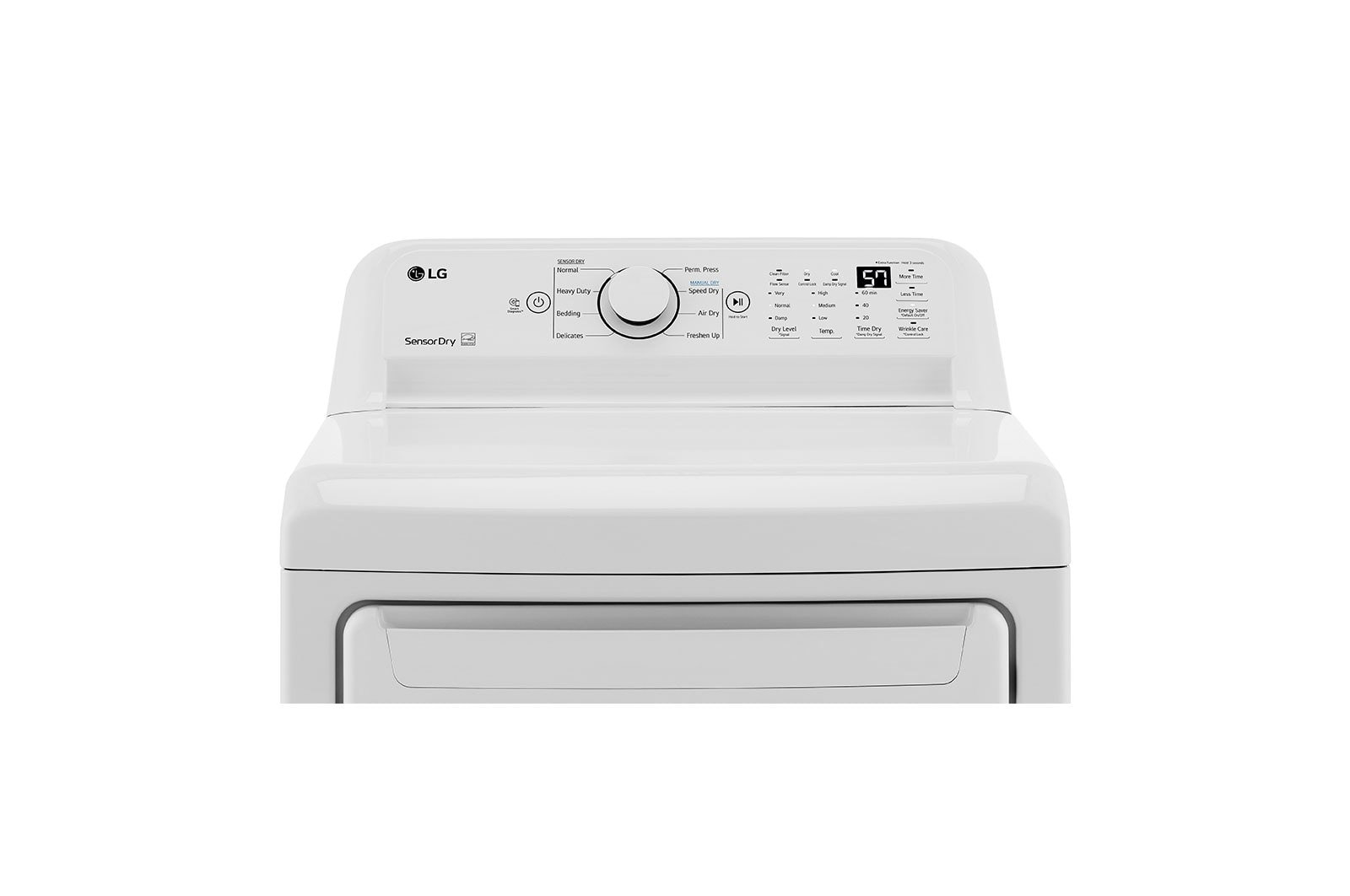 LG 7.3 cu. ft. Ultra Large Front Load Electric Dryer with Sensor Dry Technology, DLE7000W