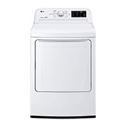 Front view of 7.3 cu.ft. Ultra Large Capacity Electric Dryer with Energy Saver and Smart Diagnosis™ DLE7100W