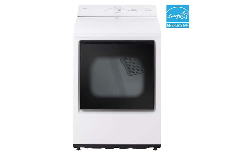 Front view of 7.3 cu. ft. Electric Dryer with AI Sensor Dry®, FlowSense®, WiFi DLE8200W