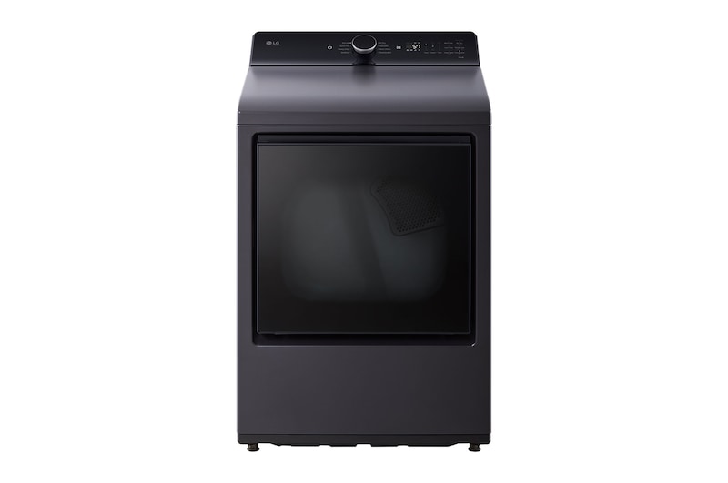 Front view of 7.3 cu.ft Ultra capacity Dryer with EasyLoad™, DLE8400BE