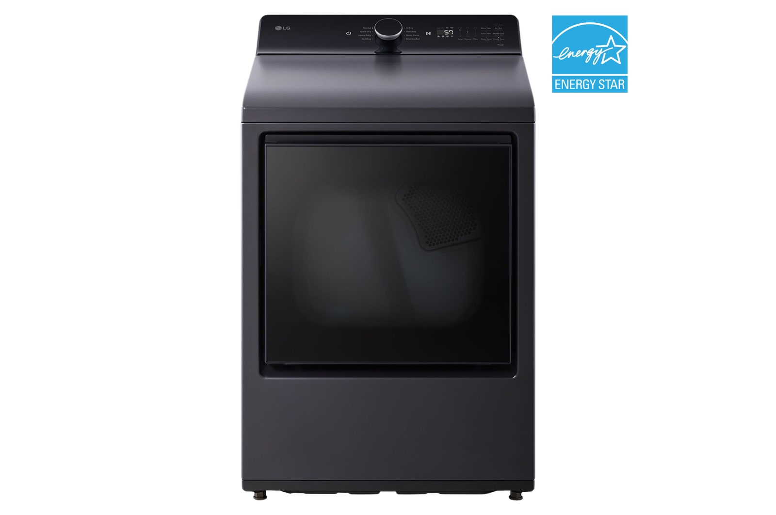 Front view of 7.3 cu. ft. Electric Dryer with EasyLoad®, AI Sensor Dry® and WiFi DLE8400BE