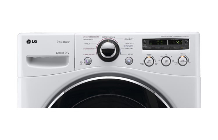 LG 7.3 cu.ft. Ultra Large Capacity Electric Dryer with TrueSteam™ Technology, DLEX2650W