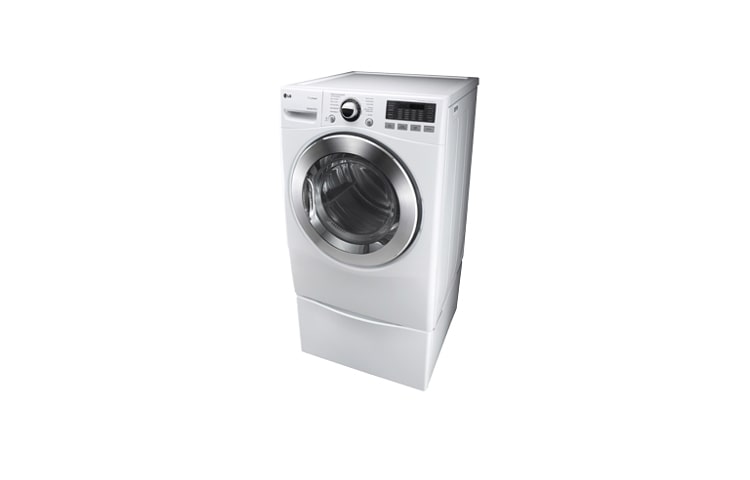 LG 7.3 cu.ft. Ultra Large Capacity Electric Dryer with TrueSteam™ Technology, DLEX3070W