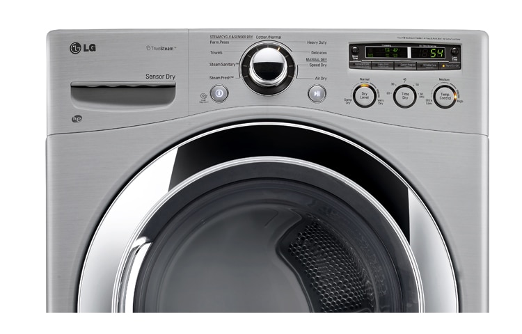 LG 7.3 cu.ft. Ultra Large Capacity Electric SteamDryer™ with TrueSteam™ Technology, DLEX3250V