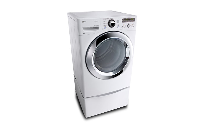 LG 7.3 cu.ft. Ultra Large Capacity Electric SteamDryer™ with TrueSteam™ Technology, DLEX3250W