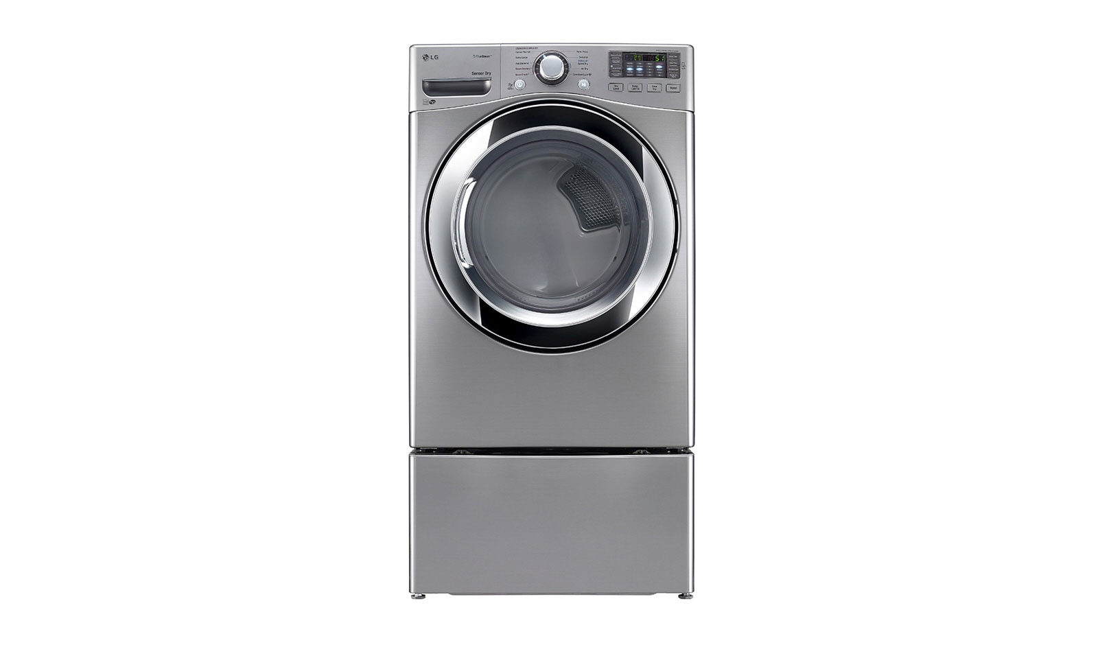 Front view of 7.4 cu.ft. Ultra Large Capacity Electric SteamDryer™ with TrueSteam™ Technology DLEX3370V