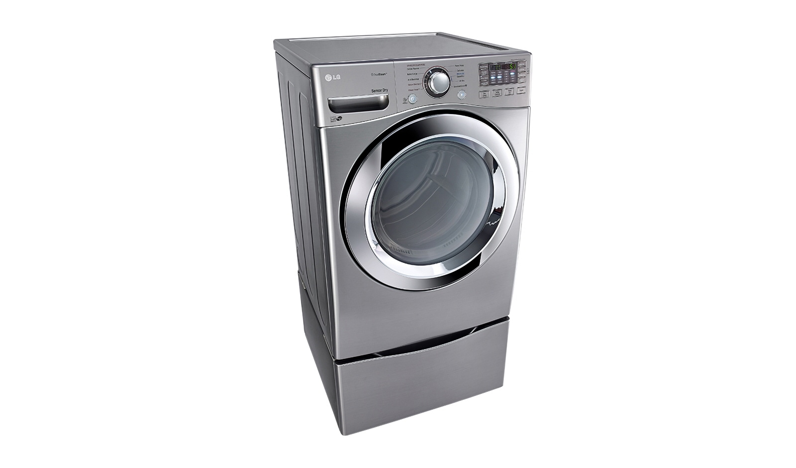 LG 7.4 cu.ft. Ultra Large Capacity Electric SteamDryer™ with TrueSteam™ Technology, DLEX3370V