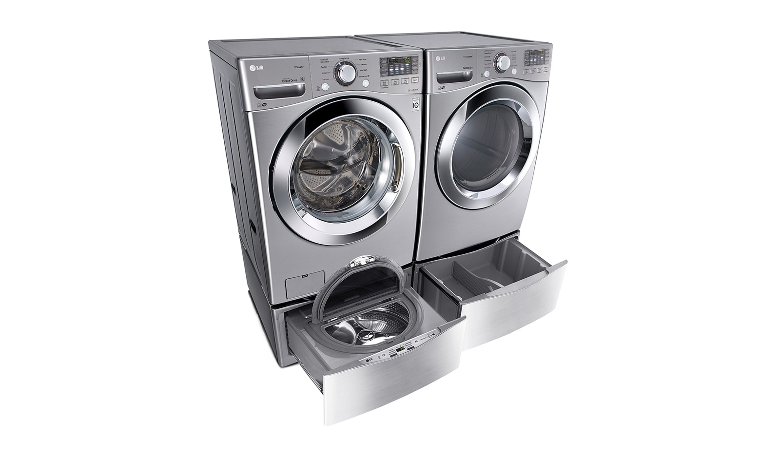 LG 7.4 cu.ft. Ultra Large Capacity Electric SteamDryer™ with TrueSteam™ Technology, DLEX3370V