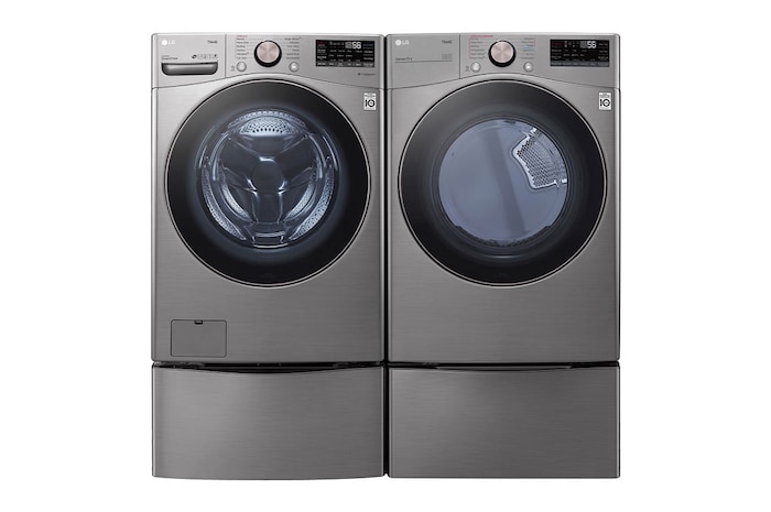 LG 7.4 cu.ft. Ultra Large Capacity Front Load Electric Dryer, DLEX3850V