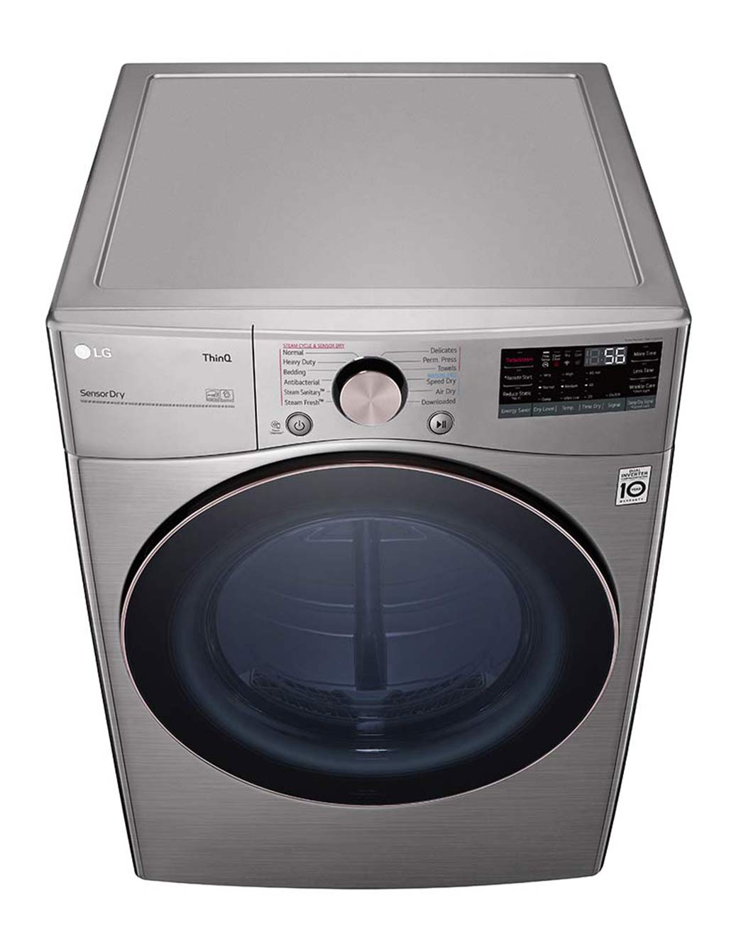 Electric Dryer Steam DLEX3850V LG CA