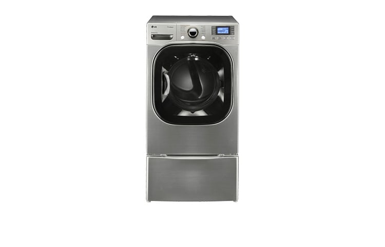 Front view of 7.4 cu.ft. Ultra-Capacity SteamDryer™ with LCD Display DLEX3875V
