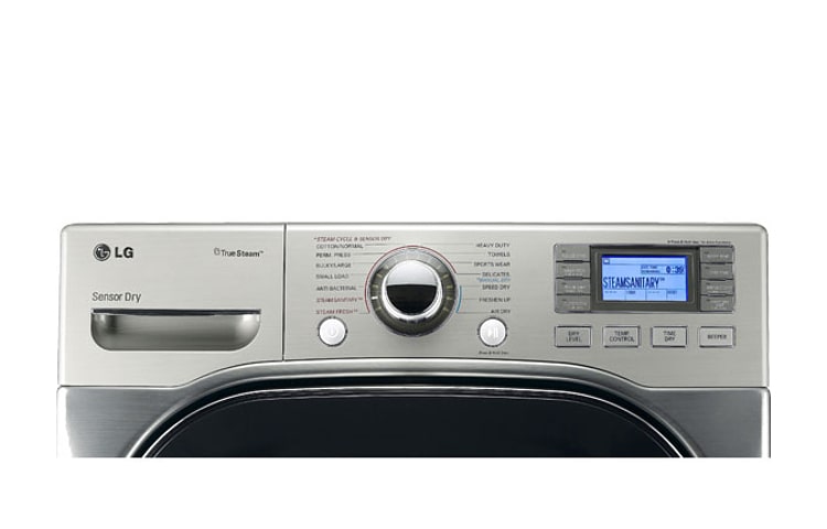 LG 7.4 cu.ft. Ultra-Capacity SteamDryer™ with LCD Display, DLEX3875V