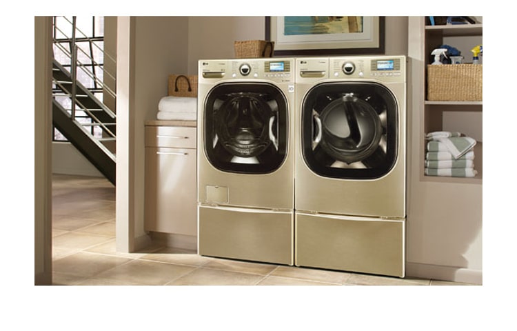 LG 7.4 cu.ft. Ultra-Capacity Electric SteamDryer™ with Color LCD Display, DLEX3885C