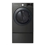 Front view of 7.4 cu.ft. Smart Wi-Fi Enabled Electric Dryer with TurboSteam™ DLEX3900B