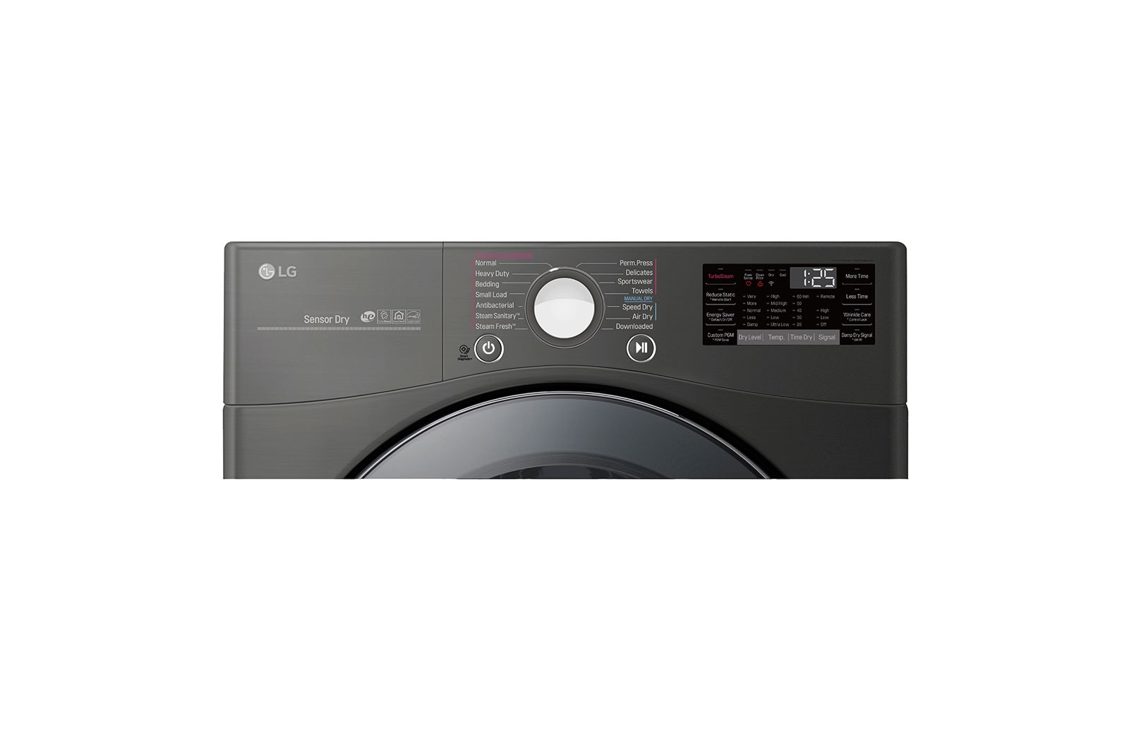 LG 7.4 cu.ft. Smart Wi-Fi Enabled Electric Dryer with TurboSteam™, DLEX3900B