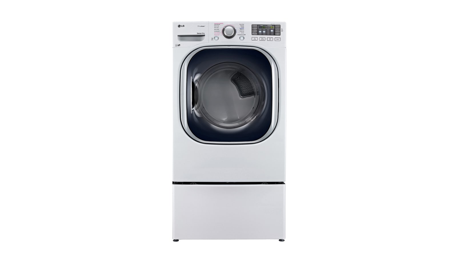 LG 7.4 cu. ft. Ultra Large Capacity SteamDryer™ w/ NFC Tag On, DLEX4270W