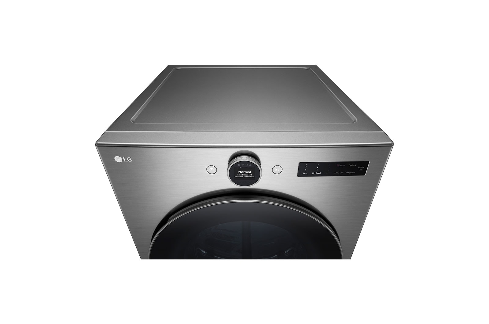 LG 7.4 cu. ft. Ultra Large Capacity Smart Front Load Electric ENERGY STAR<sup>®</sup> Dryer with Sensor Dry & Steam Technology, DLEX5500V