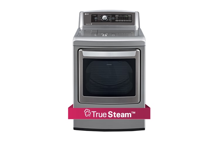 Front view of 7.3 cu.ft. Ultra Large Capacity Gas SteamDryer™ with TrueSteam™ Technology DLGX5681V