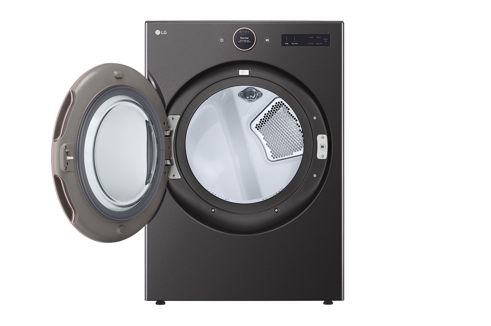 LG 7.4 cu. ft. Ultra Large Capacity Smart Front Load Electric ENERGY STAR<sup>®</sup> Dryer with Sensor Dry & Steam Technology, DLEX6500B