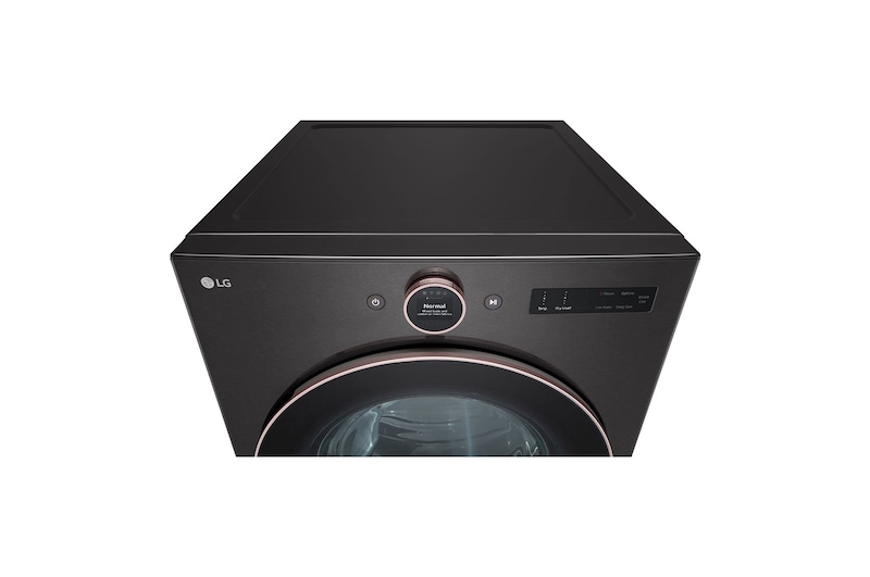 LG Front view of 7.4 cu. ft. Ultra Large Capacity Smart Front Load Electric ENERGY STAR®Dryer, DLEX6500B, DLEX6500B