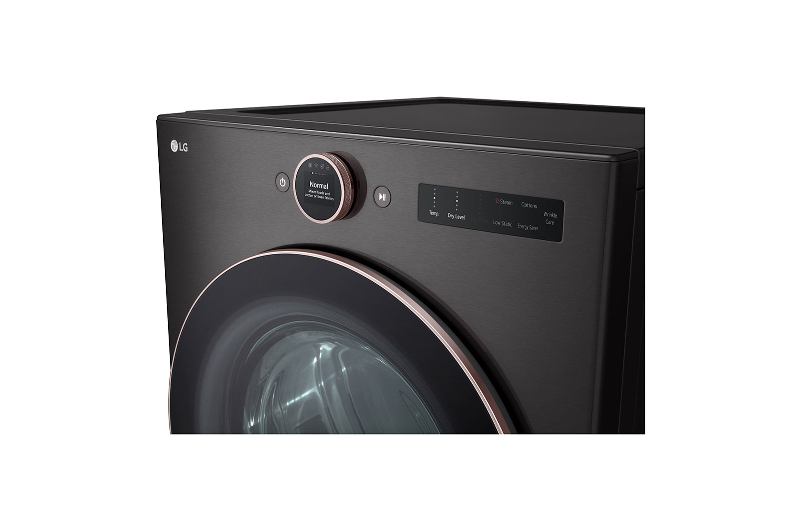 LG 7.4 cu. ft. Ultra Large Capacity Smart Front Load Electric ENERGY STAR<sup>®</sup> Dryer with Sensor Dry & Steam Technology, DLEX6500B