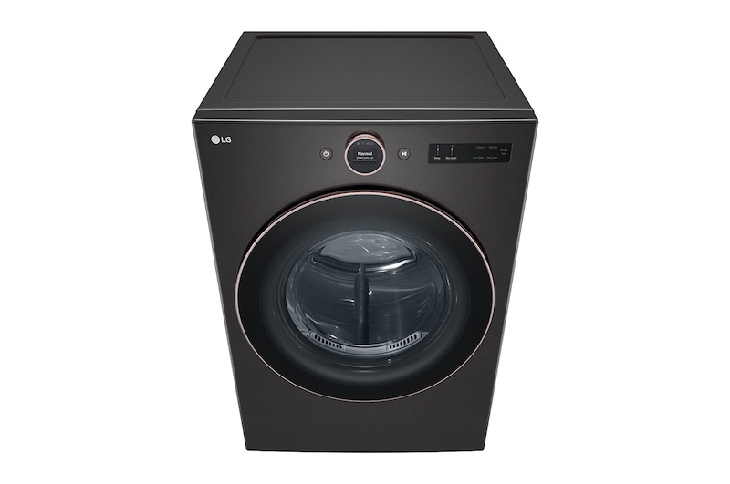 LG Front view of 7.4 cu. ft. Ultra Large Capacity Smart Front Load Electric ENERGY STAR®Dryer, DLEX6500B, DLEX6500B