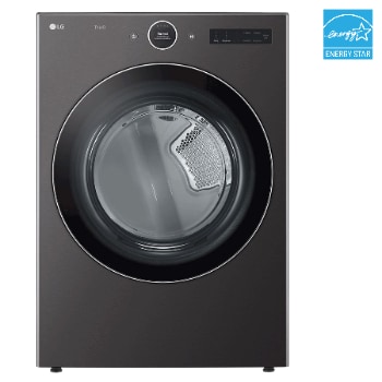 Front view of 7.4 cu. ft. Electric Dryer with TurboSteam®, AI Sensor Dry®, WiFi DLEX6700B