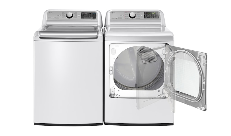 LG 7.3 cu.ft Electric Dryer with TurboSteam®, DLEX7200W