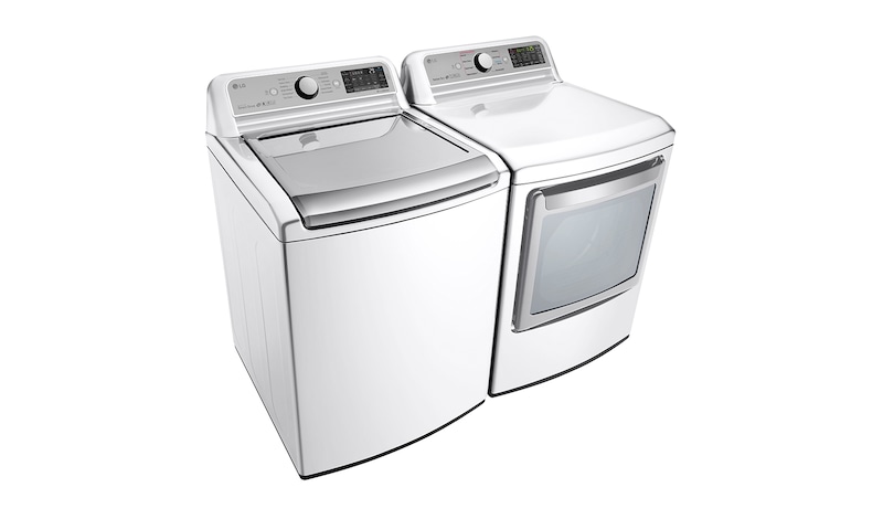 LG 7.3 cu.ft Electric Dryer with TurboSteam®, DLEX7200W