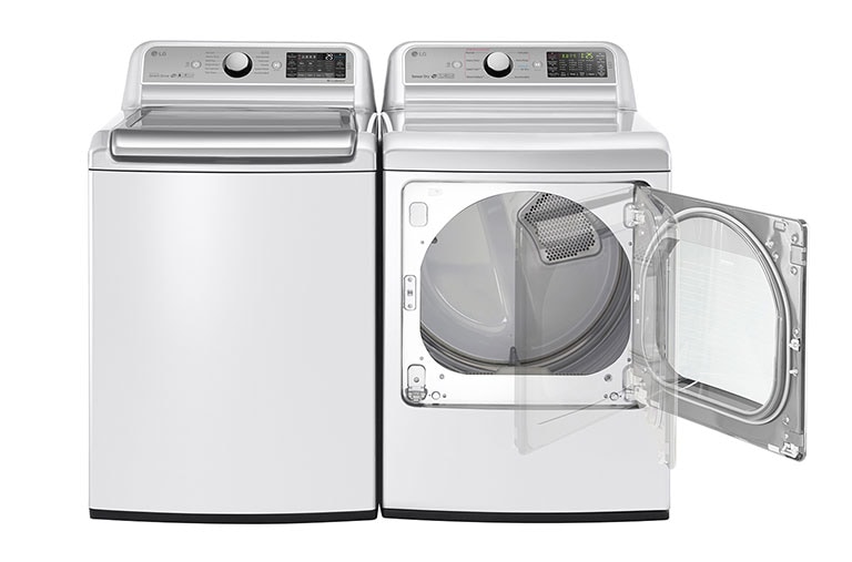 LG 7.3 cu.ft Electric Dryer with TurboSteam®, DLEX7200W