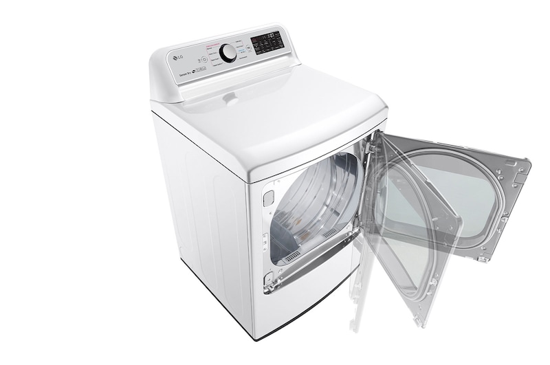 LG 7.3 cu.ft Electric Dryer with TurboSteam®, DLEX7250W