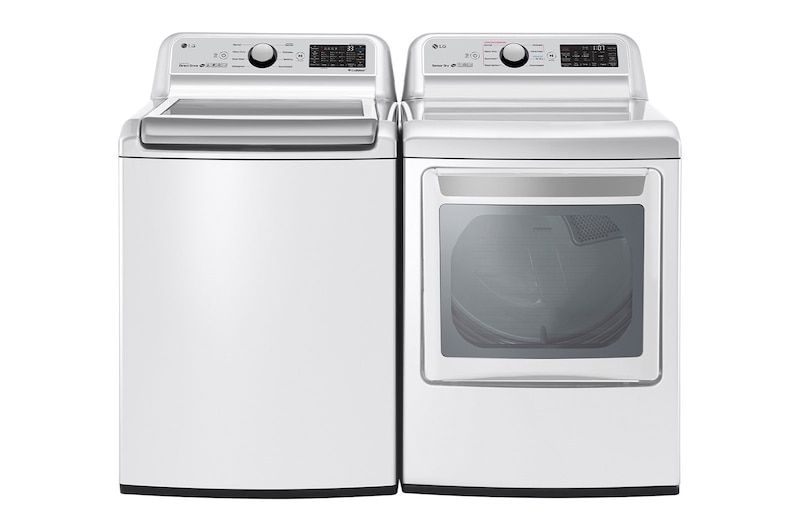 LG 7.3 cu.ft Electric Dryer with TurboSteam®, DLEX7250W