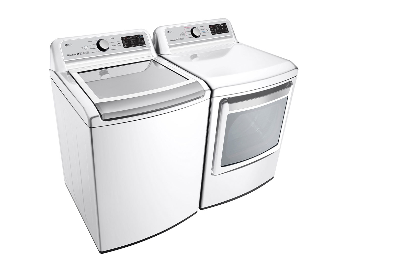 LG 7.3 cu.ft Electric Dryer with TurboSteam®, DLEX7250W