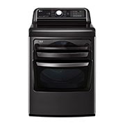 LG 7.3 cu.ft. TurboSteam™ Dryer with EasyLoad™ Dual-opening Door, DLEX7900BE