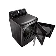 LG 7.3 cu.ft. TurboSteam™ Dryer with EasyLoad™ Dual-opening Door, DLEX7900BE