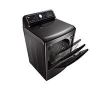 LG 7.3 cu.ft. TurboSteam™ Dryer with EasyLoad™ Dual-opening Door, DLEX7900BE